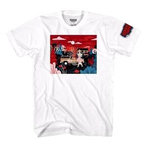 NWT Stranger Things Monique Aimee Short Sleeve Graphic Tee Shirt Adult Size XL